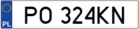 Truck License Plate